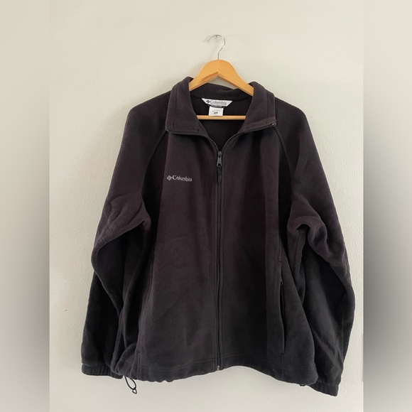 Columbia Jackets & Blazers - Columbia Black Fleece Zip Up Jacket
